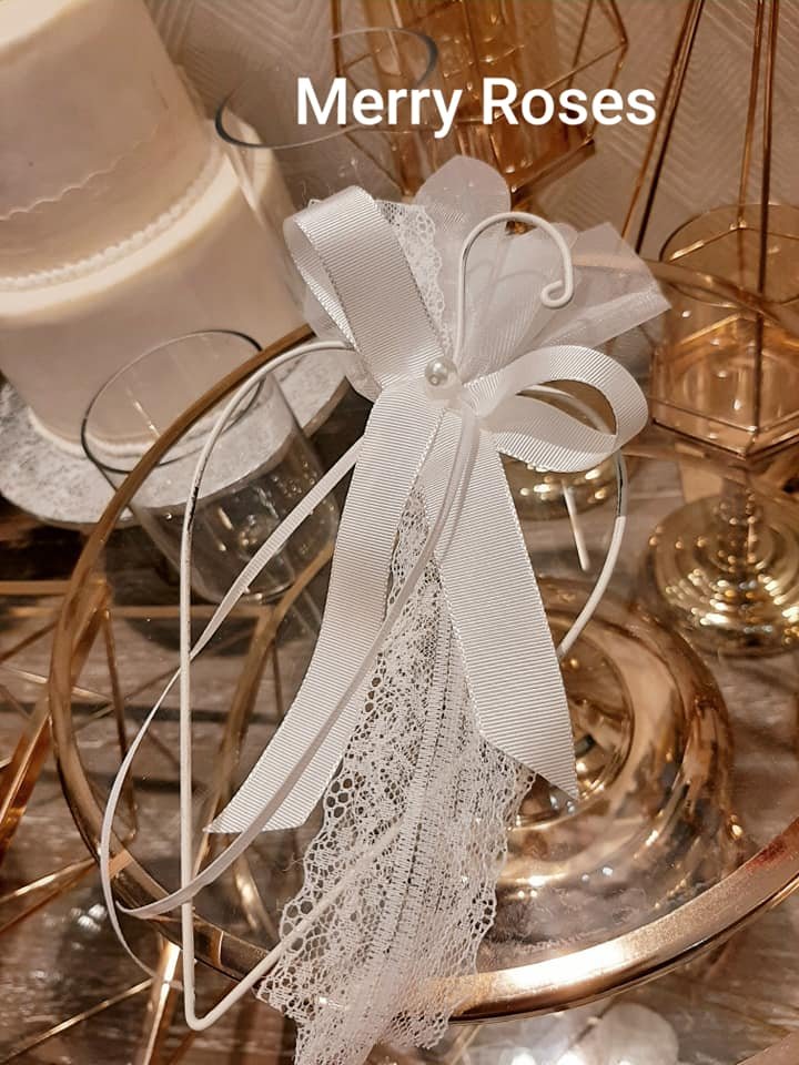 Μπομπονιέρα Γάμου Καρδιά Vintage Λευκή Μεταλλική - Image 4