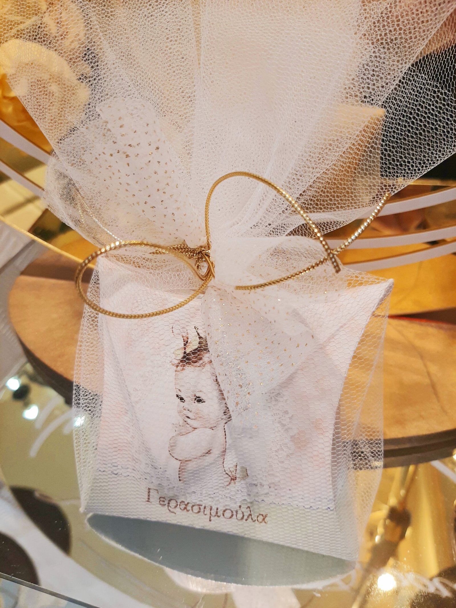 Οικονομική Μπομπονιέρα βάπτισης κοριτσάκι πριγκίπισσα με στέμμα - Image 3