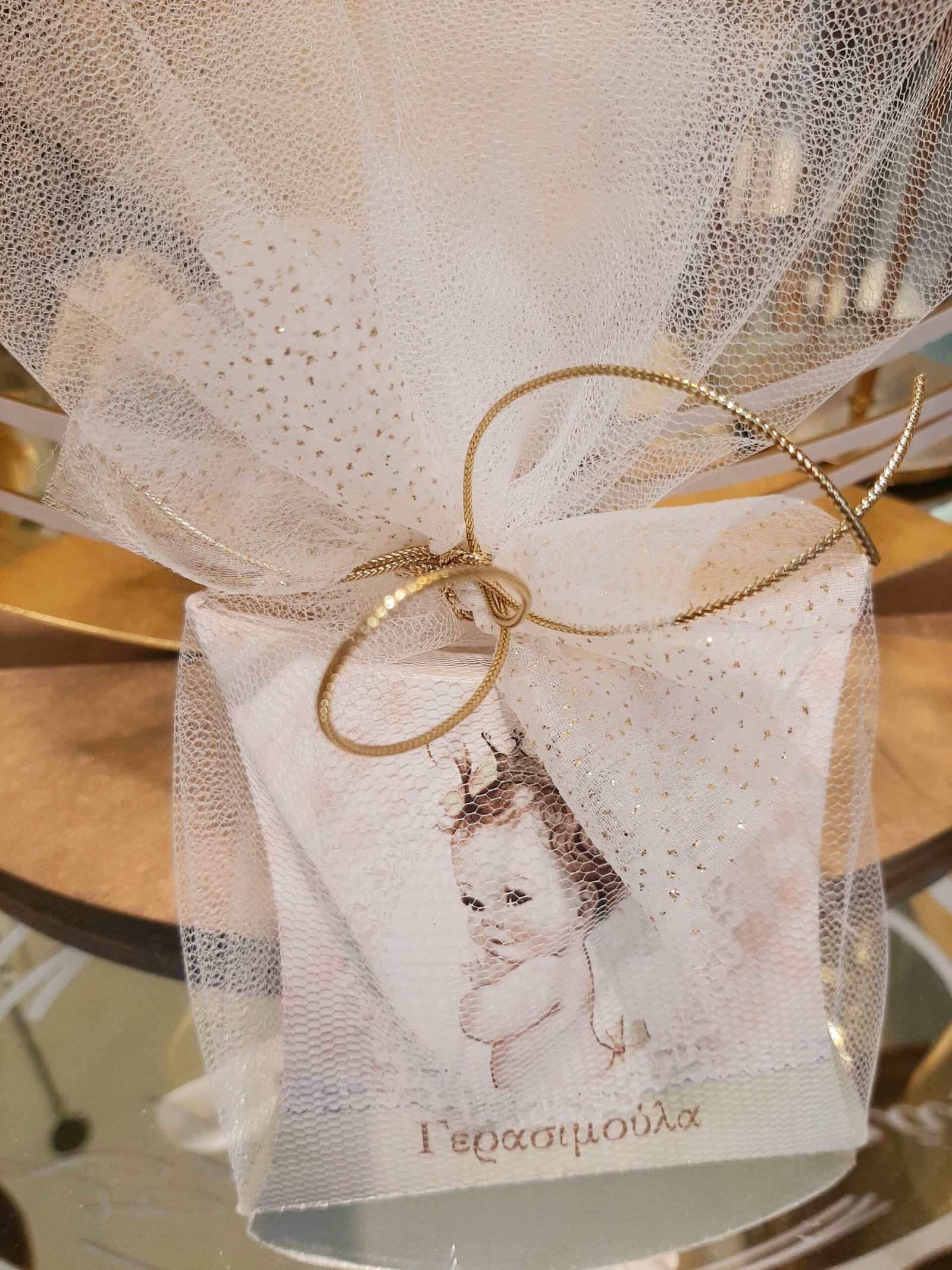 Οικονομική Μπομπονιέρα βάπτισης κοριτσάκι πριγκίπισσα με στέμμα - Image 2