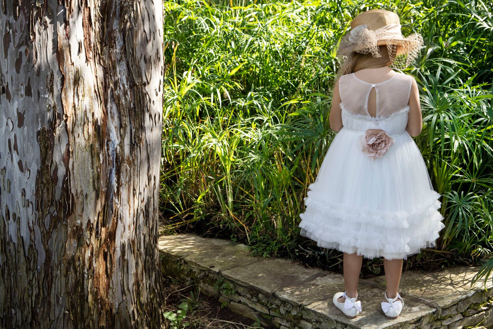 Βαπτιστικό φόρεμα με λουλούδια - Image 3