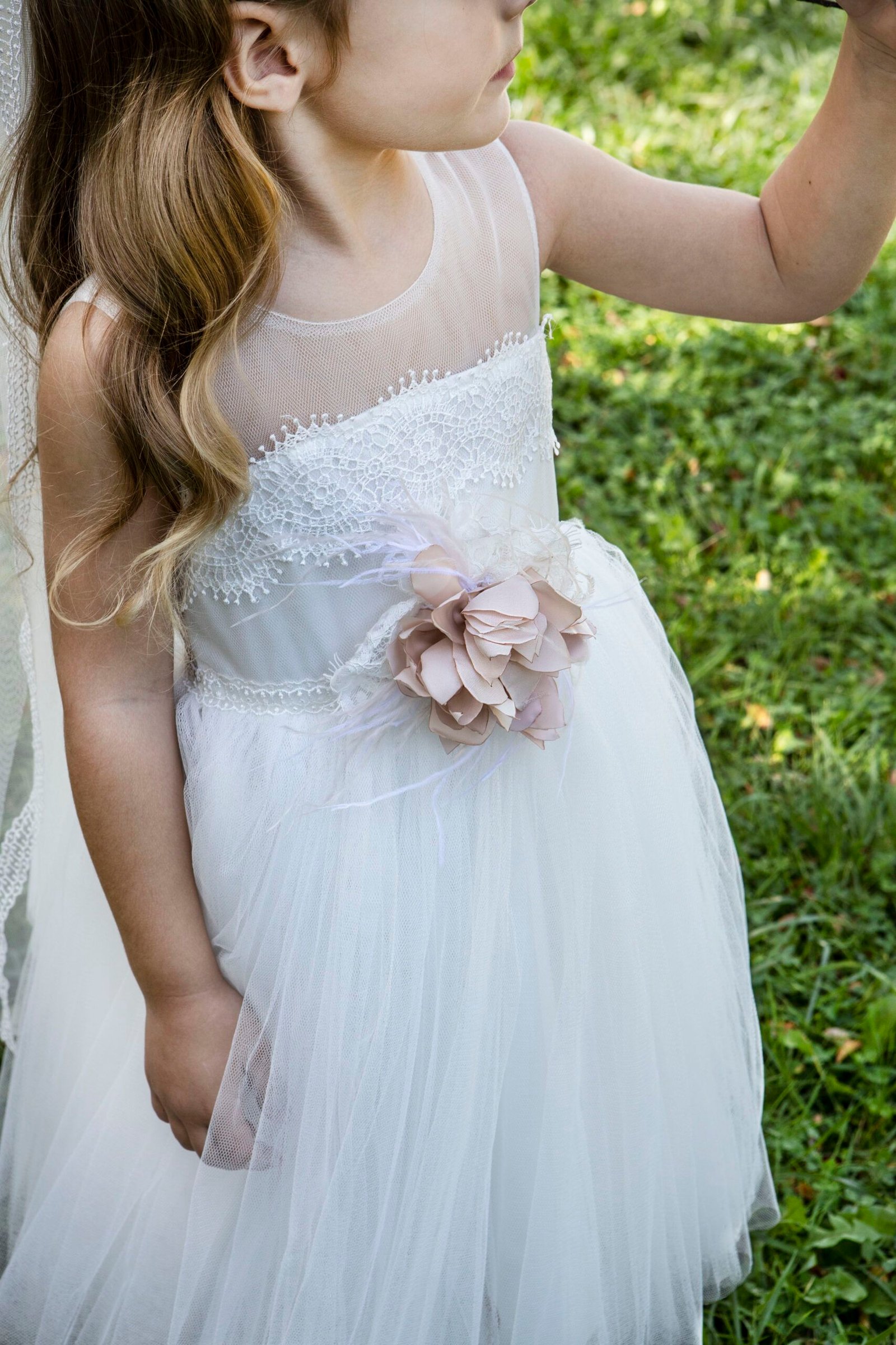 Ρομαντικό Βαπτιστικό Φόρεμα - Image 5