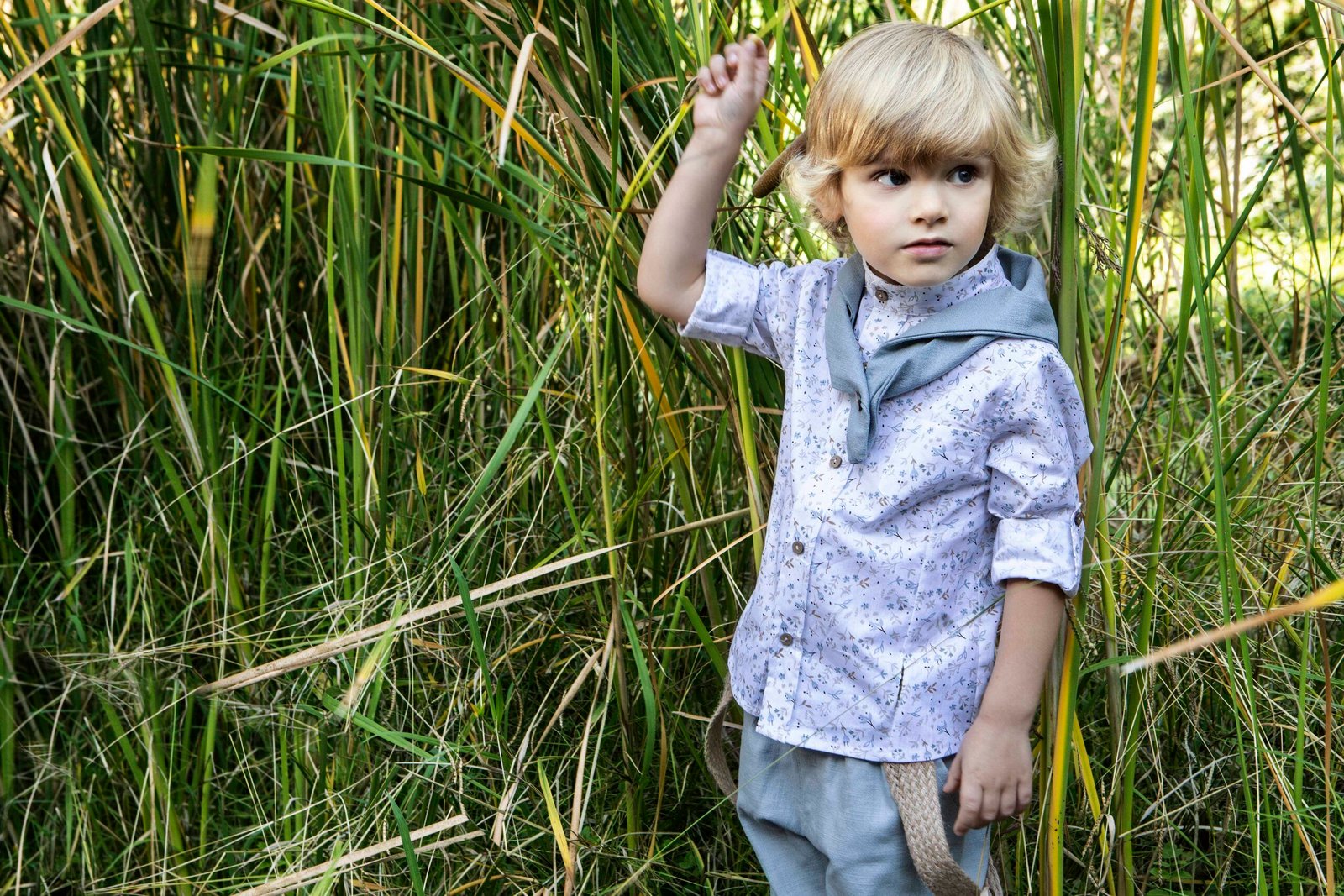 Βαπτιστικά ρούχα για αγόρι με απόχρωση βεραμάν - Image 2