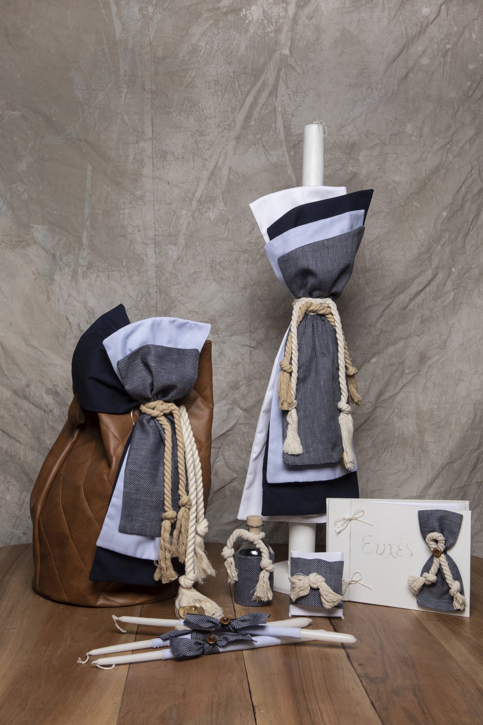 Σετ βάπτισης για Αγόρι Κ23.61 με τσάντα ταμπά - Image 3