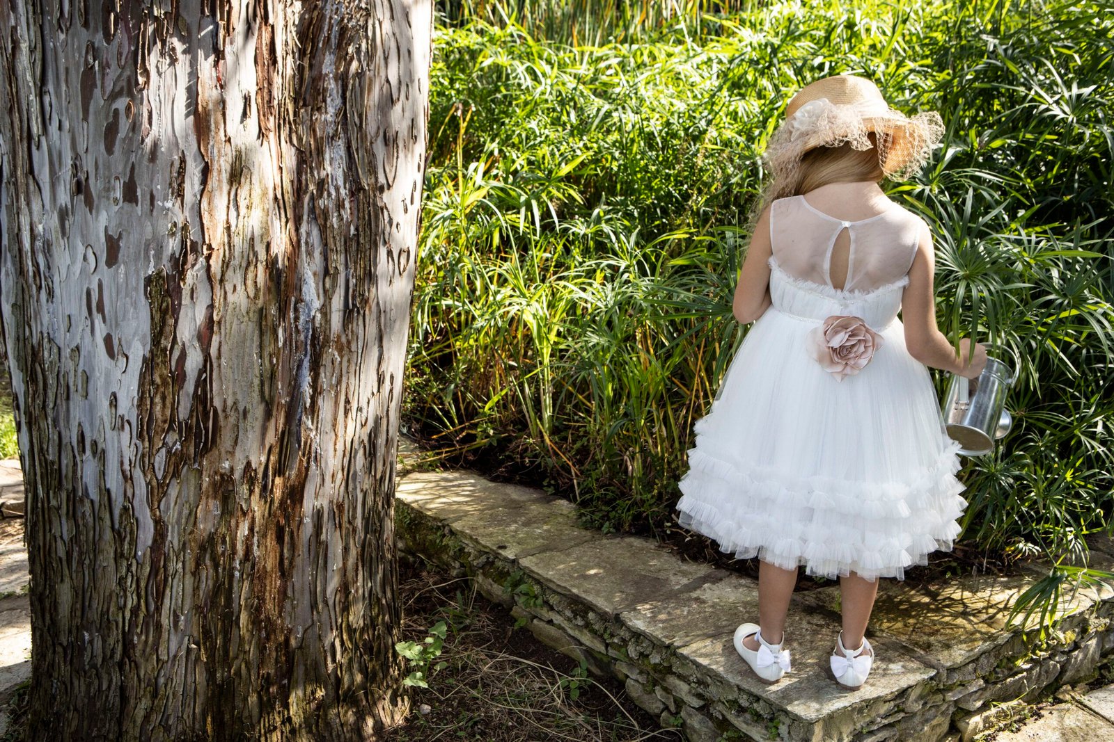 Βαπτιστικό φόρεμα με λουλούδια - Image 5