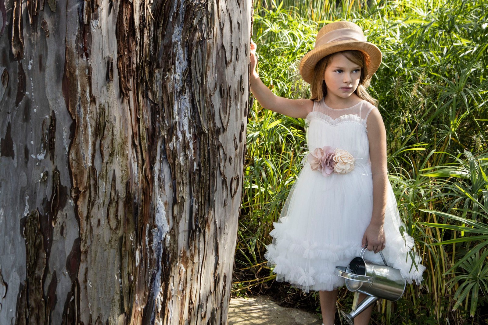 Βαπτιστικό φόρεμα με λουλούδια - Image 6