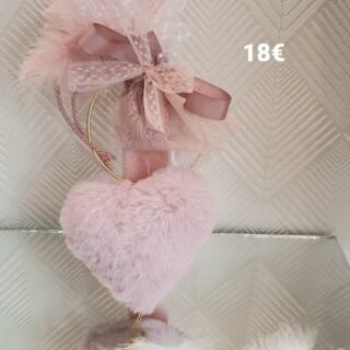 Παραμυθένια πασχαλινή λαμπάδα καρδιά