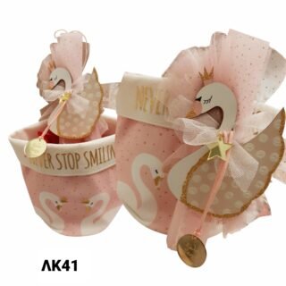 Πασχαλινό Σετ λαμπάδας με κύκνο /ΛΚ41/25.12.50