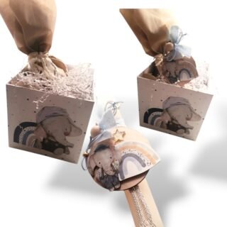 Πασχαλινό Σετ Δώρου/Κουτί,λαμπάδα,σοκολατένιο αυγό/ΚΟΥΤ11/25.22.50