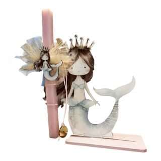 Πασχαλινό Σετ Δώρου Λαμπάδα-Σταν "Γοργόνα" 26.14.00 ΣΤΑΝ-14