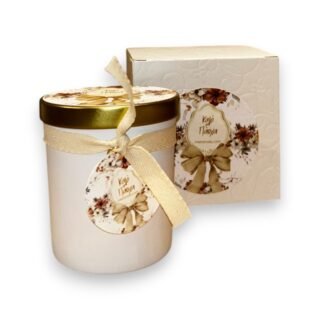 Αρωματικό Κερί Σόγιας 'Καλό Πάσχα' σε Γυάλινο Βάζο με Κουτί Δώρου - 12 Αρώματα 26.6.60 - 26.6.00