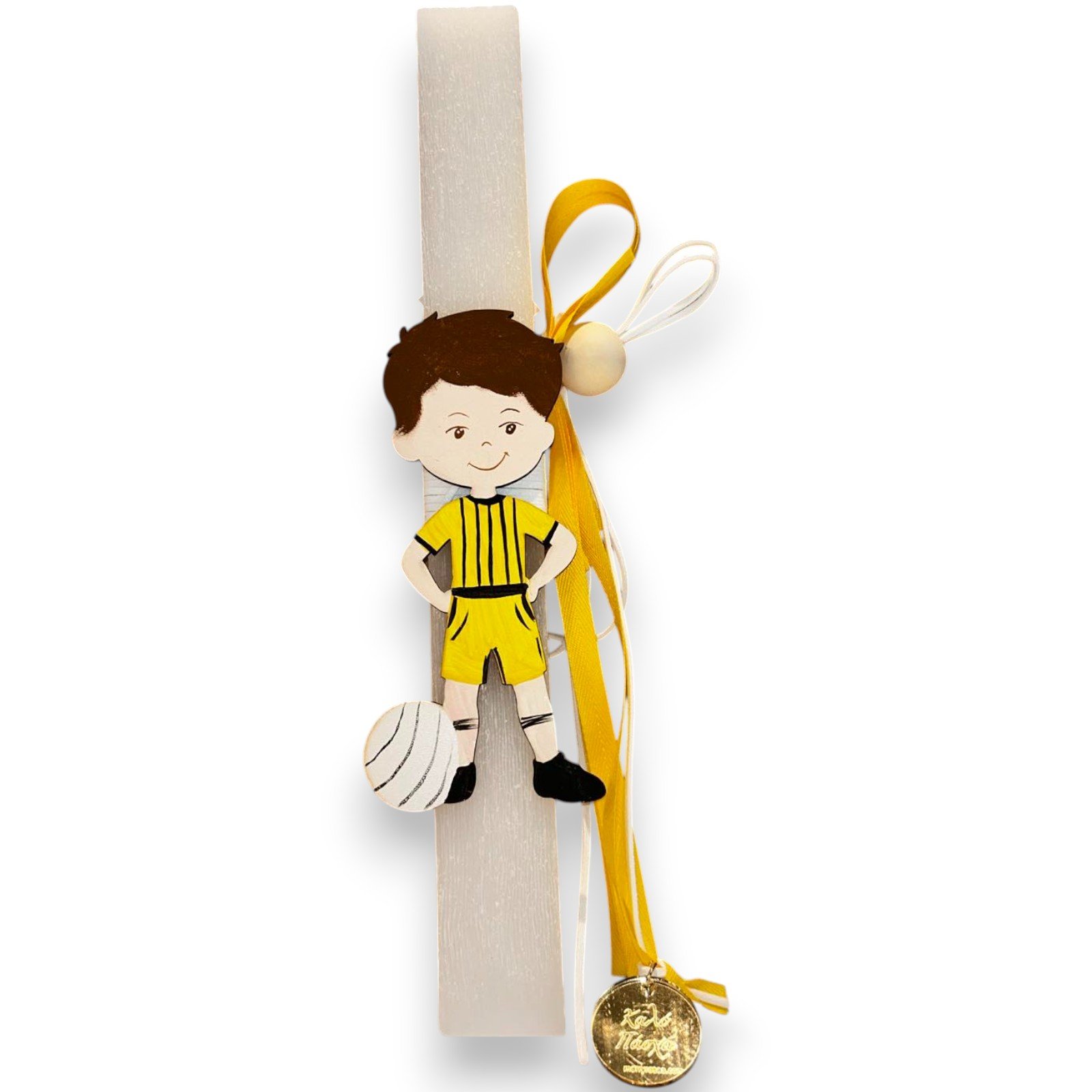 Λαμπάδα Πασχα Ποδοσφαιριστή ΑΕΚ 26.10.75 ΑΠ28 - Image 2