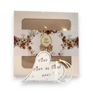 Χεροποίητο Χειρόγραφο Γούρι Καρδία 'Πόσο σε θέλω' 26.7.00