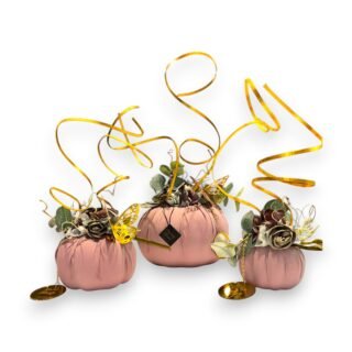 Διακοσμημένη Κολοκύθα με Floral Σύνθεση (Μεγάλη) 26.15.00