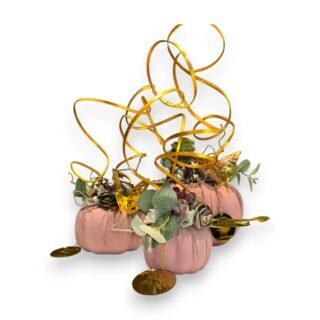 Διακοσμημένη Κολοκύθα με Floral Σύνθεση (Μεσαία) 26.14.50