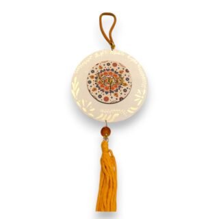 Κρεμαστό Διακοσμητικό Στεφάνι με Ευχή "Χαρά" 26.10.50 - με συσκευασία δώρου 26.12.00