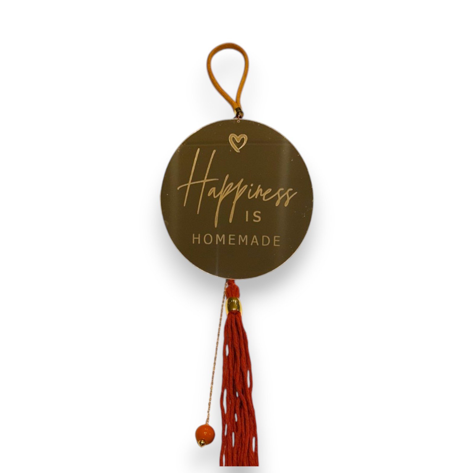 Κρεμαστό Διακοσμητικό Στεφάνι με Ευχή "Happiness is Homemade" 26.11.00