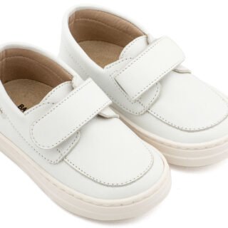 Δερμάτινο Μοκασίνι BW 4310 Λευκό