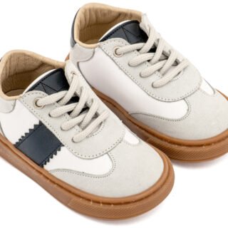 Δίχρωμο Δετά Sneaker EXC5309  Λευκό Μπλε