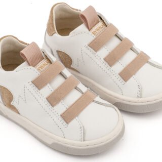 Sneaker Παντοφλέ με Λαστιχάκια EXC8005 Λευκό Μπεζ