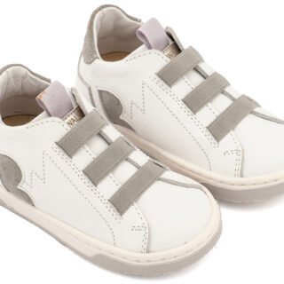 Sneaker Παντοφλέ με Λαστιχάκια EXC8005 Λευκό Γκρι
